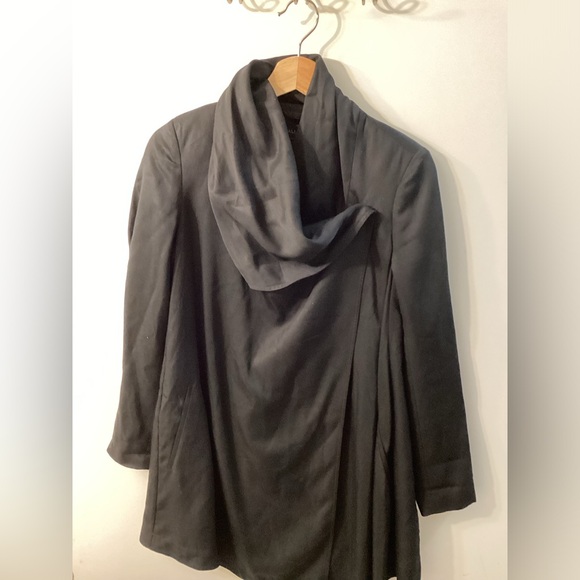 All Saints Aiko Black Monument Coat Size 00 - Picture 5 of 12